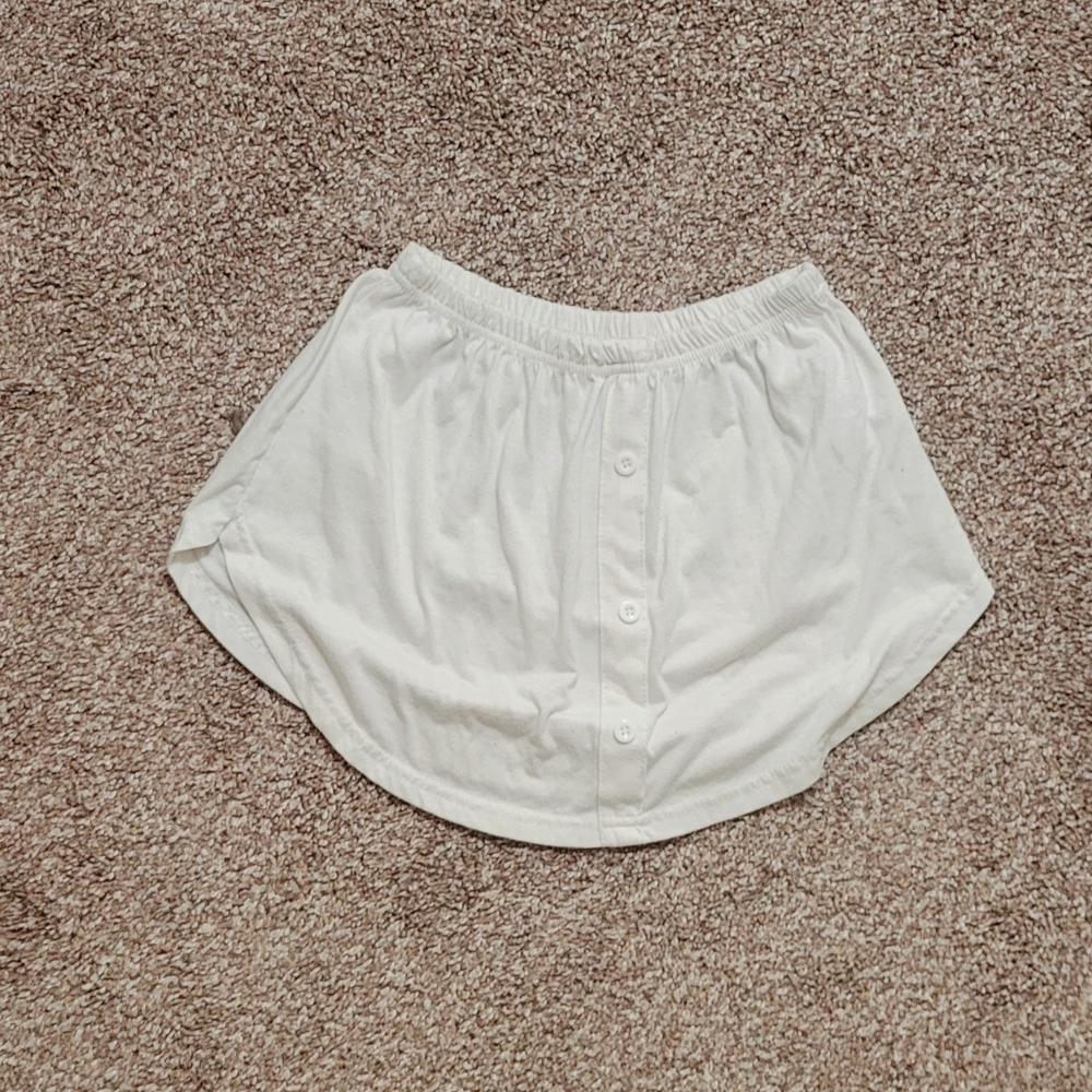 White Mini Skirt